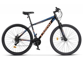 Bicicleta MTB-HT 29   CARPAT Spartan 2.9, cadru aluminiu 19  , manete secventiale, frane disc, 21 viteze, negru portocaliu