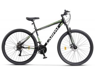 Bicicleta MTB-HT 29   CARPAT Spartan 2.9, cadru aluminiu 19  , manete secventiale, frane disc, 21 viteze, negru verde