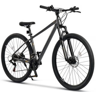 Bicicleta MTB-HT 29   CARPAT Tanker 312  Series, cadru aluminiu 18  , manete index, frane hidraulice, 21 viteze, gri negru