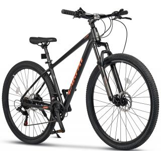 Bicicleta MTB-HT 29   CARPAT Tanker 312  Series, cadru aluminiu 18  , manete index, frane hidraulice, 21 viteze, negru portocaliu