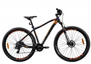 Bicicleta MTB-HT 29   DEVRON Riddle RM0.9, cadru aluminiu 18  , manete secventiale, frane hidraulice, 21 viteze, gri portocaliu