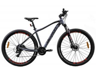 Bicicleta MTB-HT 29   DEVRON Riddle RM1.9, cadru aluminiu 18  , manete secventiale, frane hidraulice, 24 viteze, gri negru