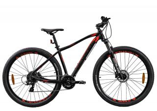 Bicicleta MTB-HT 29   DEVRON Riddle RM1.9, cadru aluminiu 18  , manete secventiale, frane hidraulice, 24 viteze, negru rosu