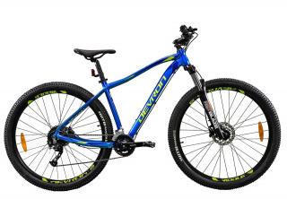 Bicicleta MTB-HT 29   DEVRON Riddle RM2.9, cadru aluminiu 18  , manete secventiale, frane hidraulice, 18 viteze, albastru galben