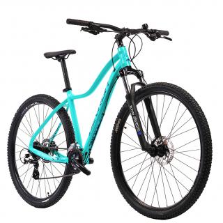 Bicicleta MTB-HT 29   DEVRON Riddle RW1.9, cadru aluminiu 18  , manete secventiale, frane hidraulice, 16 viteze, turcoaz