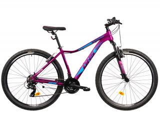 Bicicleta MTB-HT 29   DHS Terrana 2922, cadru aluminiu 16.5  , manete secventiale, frane V-Brake, 21 viteze, violet