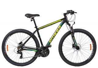 Bicicleta MTB-HT 29   OMEGA Duke, cadru aluminiu 19.5  , manete secventiale, frane hidraulice, 21 viteze, negru galben