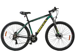 Bicicleta MTB-HT 29   OMEGA Duke, cadru aluminiu 19.5  , manete secventiale, frane hidraulice, 21 viteze, negru verde