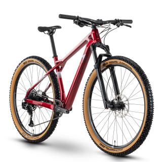 Bicicleta MTB-HT 29   RAYMON HardRay 7.0, cadru carbon 18.5  , manete secventiale, frane hidraulice, 12 viteze, rosu
