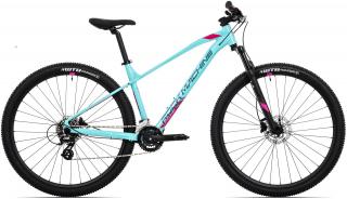 Bicicleta MTB-HT 29   ROCK MACHINE Catherine 10-29, cadru aluminiu 19  , frane hidraulice, 14 viteze, cyan petrol roz