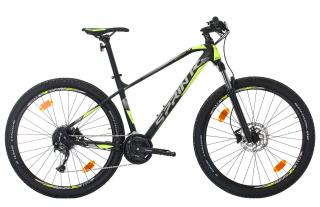 Bicicleta MTB-HT 29   SPRINT Apolon, cadru aluminiu 19  , frane hidraulice, 27 viteze, negru mat verde neon