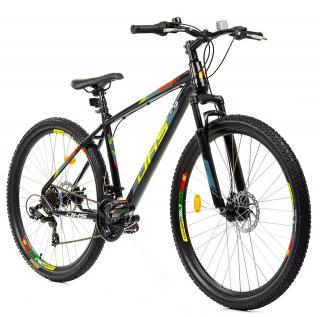 Bicicleta MTB-HT 29   TERRANA 2905, cadru otel 19  , manete revoshift, frane disc, 21 viteze, negru verde