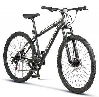 Bicicleta MTB-HT 29   VELORS Challenge 2.9, cadru otel 18  , manete secventiale, frane disc, 21 viteze, negru gri