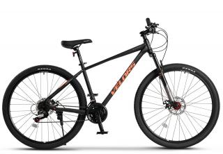 Bicicleta MTB-HT 29   VELORS Rambler, cadru otel 18  , manete secventiale, frane disc, 21 viteze, negru portocaliu