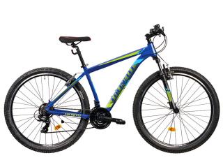 Bicicleta MTB-HT COLINELLI 2923, cadru aluminiu 18  , manete secventiale, frane V-Brake, 21 viteze, albastru