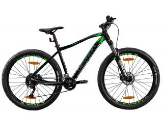 Bicicleta MTB-HT DEVRON Riddle RM2.7, cadru aluminiu 16.5  , manete secventiale, frane hidraulice, 18 viteze, negru verde