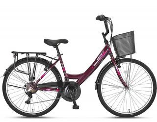 Bicicleta oras 24   UMIT Safiro, cadru otel 17  , frane V-Brake, 21 viteze, bordo