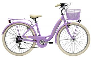 Bicicleta oras 26   ADRIATICA Panda Lady, cadru otel 16.5  , frane V-Brake, 6 viteze, lila