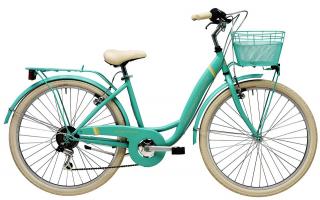 Bicicleta oras 26   ADRIATICA Panda Lady, cadru otel 16.5  , frane V-Brake, 6 viteze, verde mat