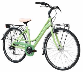 Bicicleta oras 28   ADRIATICA Sity 3 Donna, cadru aluminiu 18  , frane V-Brake, 6 viteze, verde