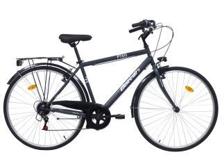 Bicicleta oras 28   BOTTARI Pisa, cadru otel 19  , frane V-Brake, 6 viteze, gri