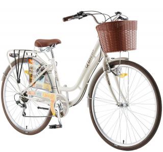 Bicicleta oras 28   POLAR Grazia Retro 6S, cadru otel 16.5  , frane V-Brake, 6 viteze, bej