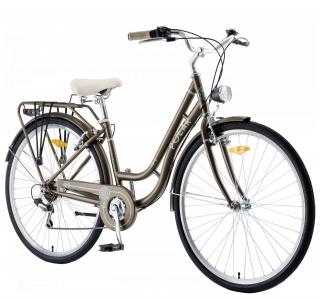 Bicicleta oras 28   POLAR Grazia Retro 6S, cadru otel 16.5  , frane V-Brake, 6 viteze, maro