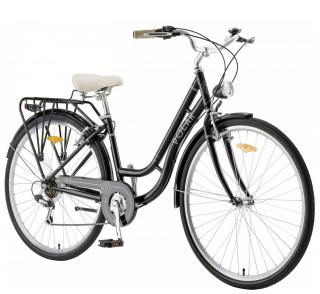 Bicicleta oras 28   POLAR Grazia Retro 6S, cadru otel 16.5  , frane V-Brake, 6 viteze, negru