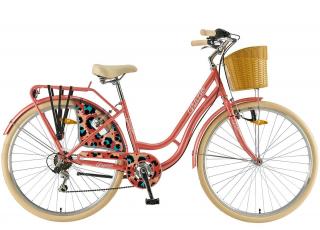 Bicicleta oras 28   POLAR Grazia Retro 6S, cadru otel 18  , frane V-Brake, 6 viteze, Coral Leopard