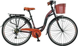 Bicicleta oras 28   UMIT Alanya, cadru otel 19  , frane V-Brake, 21 viteze, negru maro