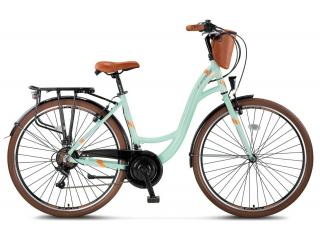 Bicicleta oras 28   UMIT Valencia, cadru aluminiu 18.5  , frane V-Brake, 21 viteze, verde mint