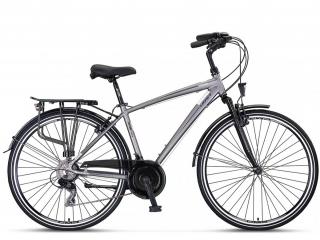 Bicicleta oras 28   UMIT Ventura Man, cadru aluminiu 18  , manete secventiale, frane V-Brake, 21 viteze, fume verde