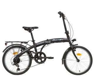 Bicicleta pliabila 20   BOTTARI Modena, cadru otel, frane V-Brake, 6 viteze, negru