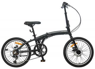 Bicicleta pliabila 20   POLAR Practic 10, cadru aluminiu, frane disc, 7 viteze, negru