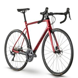 Bicicleta Road 28   RAYMON RaceRay 8.0, cadru carbon 21  , manete ergopower, frane hidraulice, 12 viteze, rosu