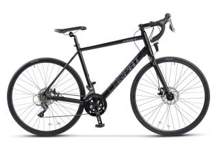 Bicicleta Road CARPAT Pro C27216C, cadru aluminiu 18  , frane disc,16 viteze, negru