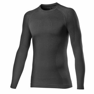 Bluza de corp cu maneca lunga CASTELLI Seamless Base Layer LS, negru, marime L XL