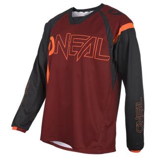 Bluza O NEAL Element FR Hybrid, marime XL, rosu portocaliu