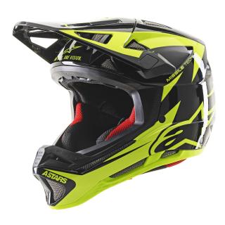 Casca ciclism ALIPINESTARS Missile Tech Airlift, negru galben fluo, marime L (59-60 cm)