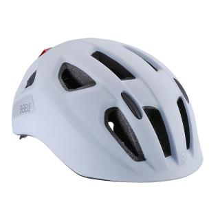 Casca ciclism BBB BHE-17122 Sonar cu LED, alb mat, marime M (54-58 cm)