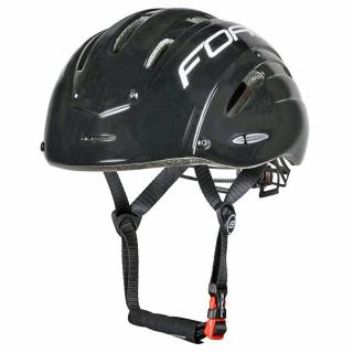 Casca ciclism contratimp FORCE Globe Air, negru alb, marime L (58-62 cm)