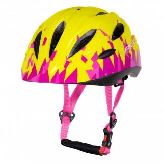 Casca ciclism copii FORCE Ant Junior, galben fluo magenta, marime XS (48-52 cm)