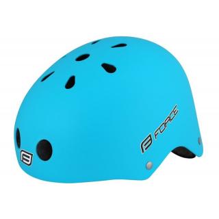 Casca ciclism FORCE BMX albastru mat, marime L (58-62 cm)