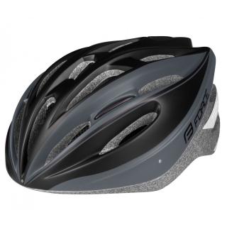 Casca ciclism FORCE Terry, negru gri, marime M (54-58 cm)