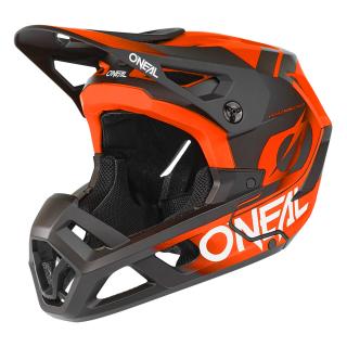 Casca ciclism O NEAL SL1 Helmet Solid V.24, negru rosu, marime M (57-58 cm)