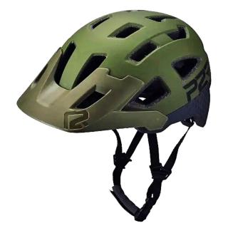 Casca ciclism P2R Fortex, kaki gri, marime M (54-58 cm)