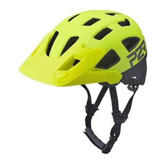 Casca ciclism P2R Fortex, verde fluo, marime M (54-58 cm)