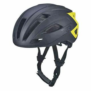 Casca ciclism P2R RODEO, negru galben, marime L (58-62 cm)