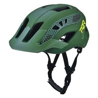 Casca ciclism P2R Zenero, verde inchis, marime M L (59-61 cm)