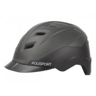Casca ciclism POLISPORT E-City, negru, marime L (58-62 cm)
